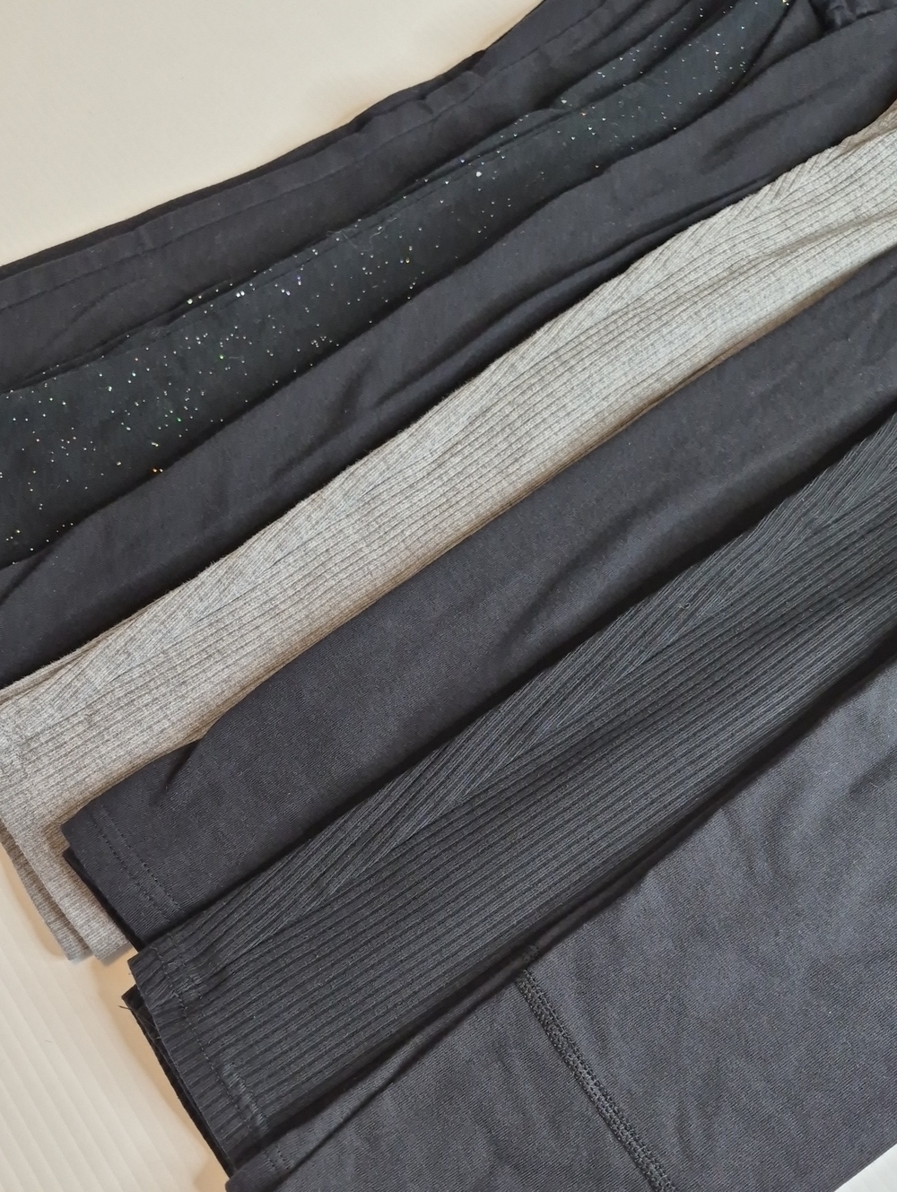 Girls Size 8 Medium Leggings Bundle 7 Pairs - Picture 2 of 5